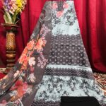 Zam Zam Swiss Cotton Lawn Collection Black