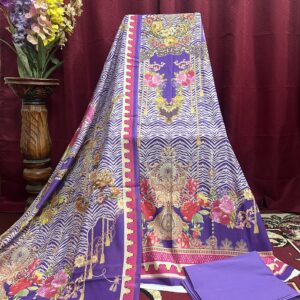 Zam Zam Swiss Cotton Lawn Collection (Purple)